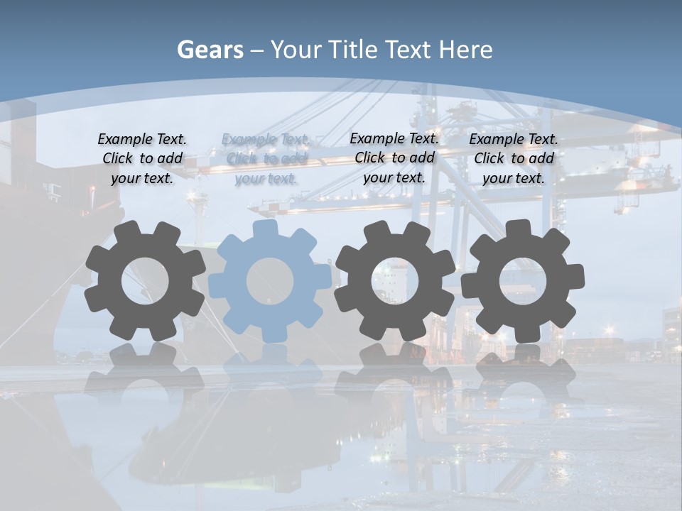 White Ventilation System PowerPoint Template