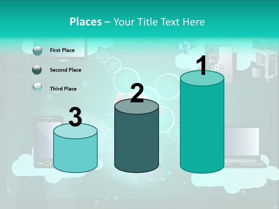 Technology White Condition PowerPoint Template