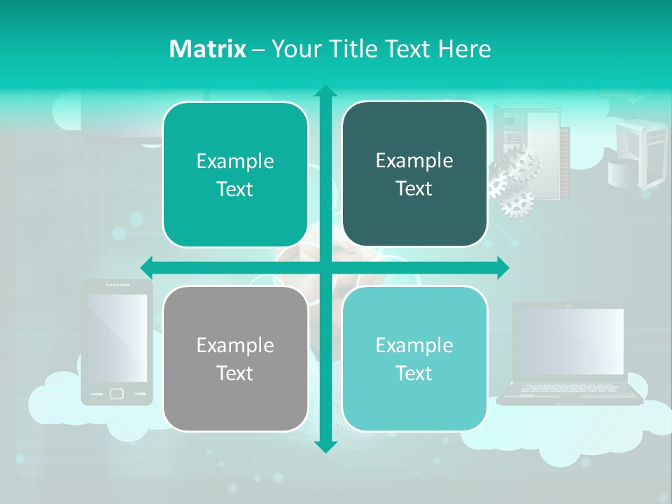 Technology White Condition PowerPoint Template