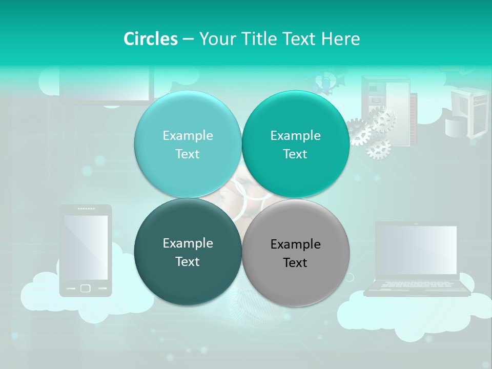 Technology White Condition PowerPoint Template