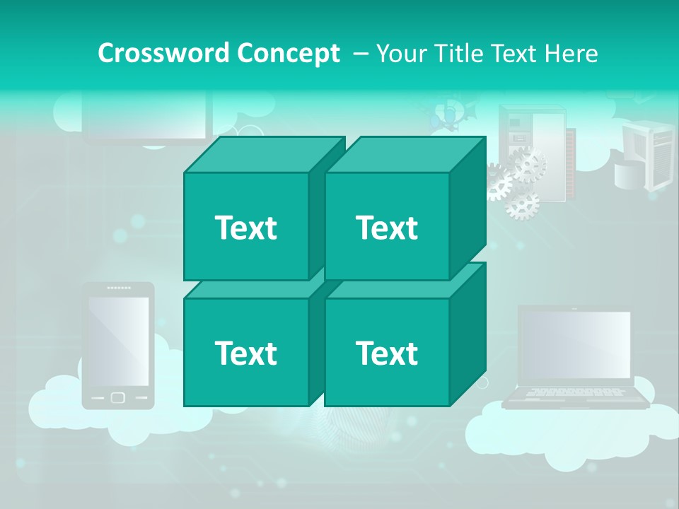 Technology White Condition PowerPoint Template