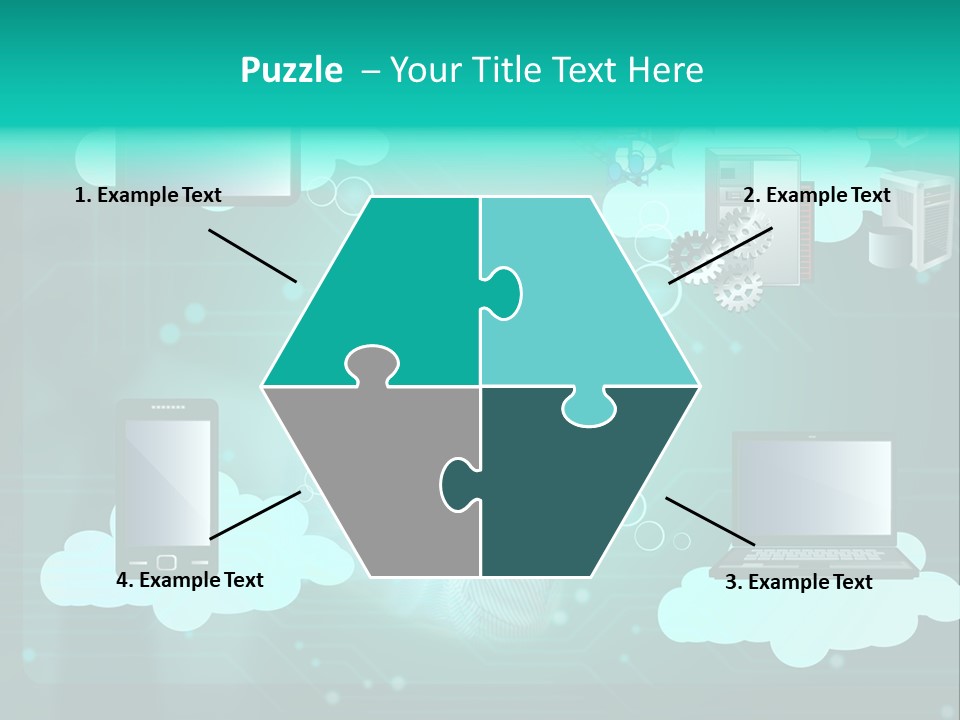 Technology White Condition PowerPoint Template