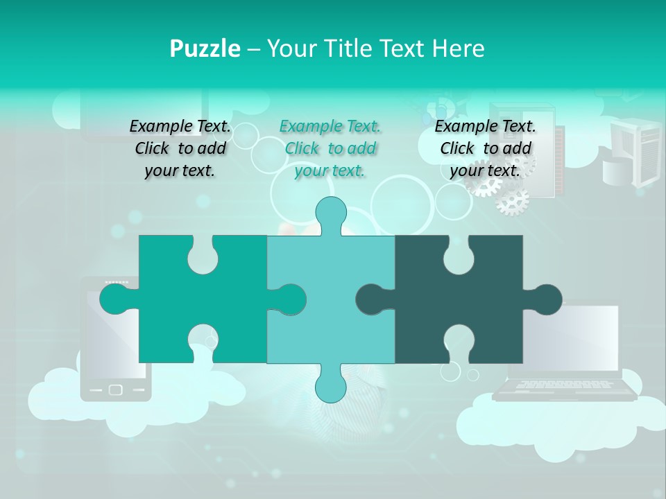 Technology White Condition PowerPoint Template