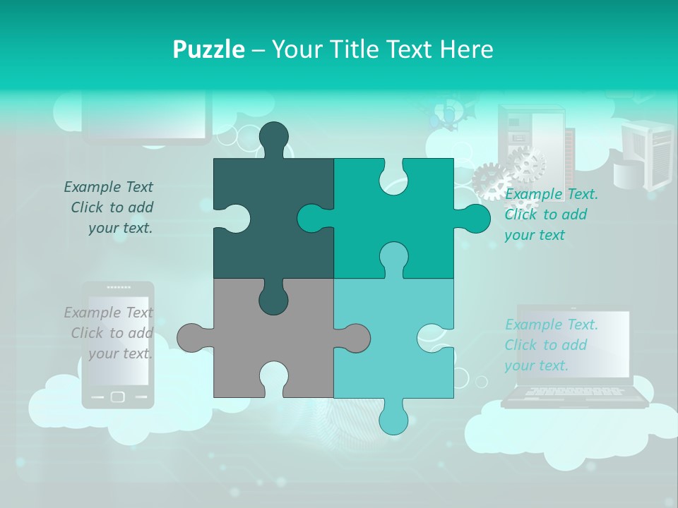 Technology White Condition PowerPoint Template