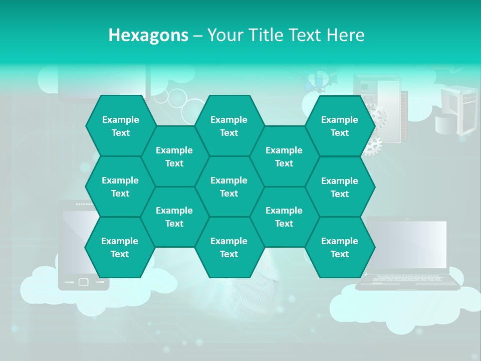 Technology White Condition PowerPoint Template