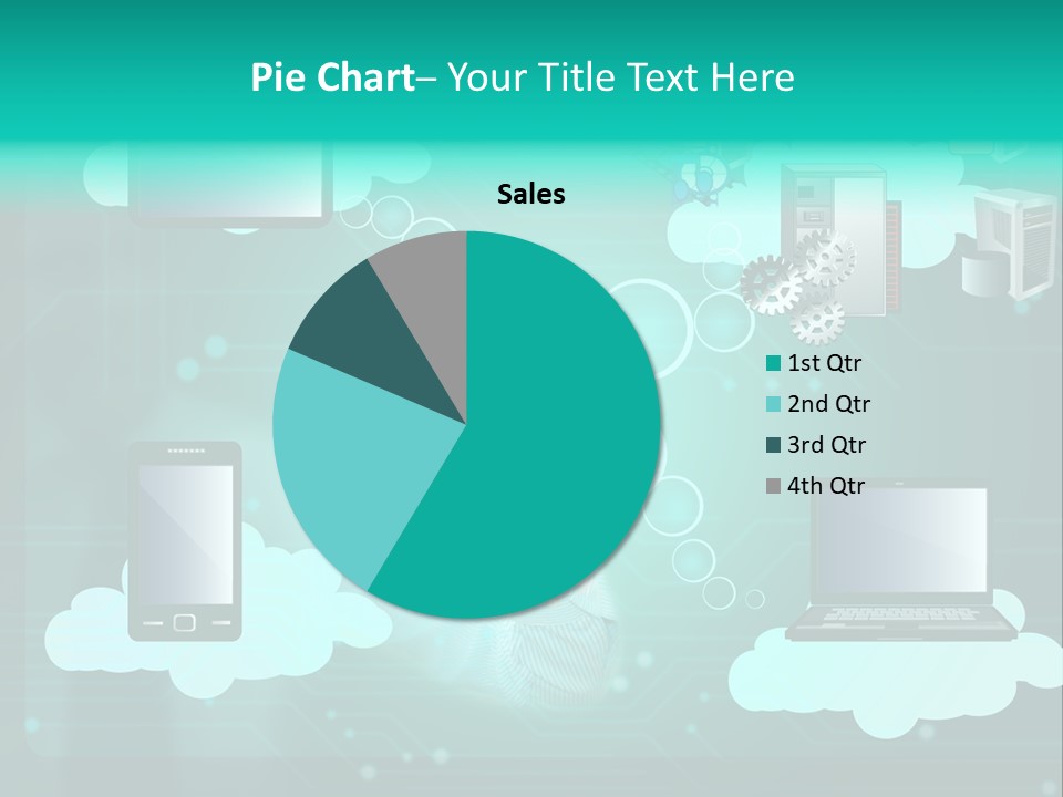 Technology White Condition PowerPoint Template