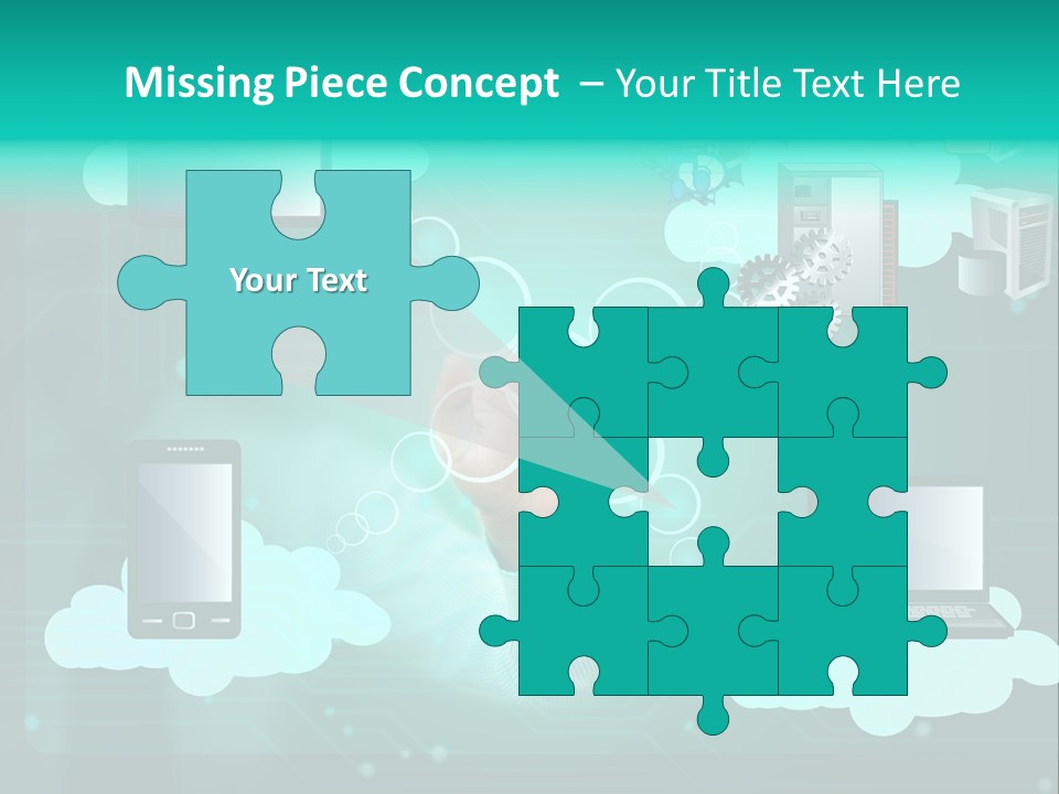 Technology White Condition PowerPoint Template