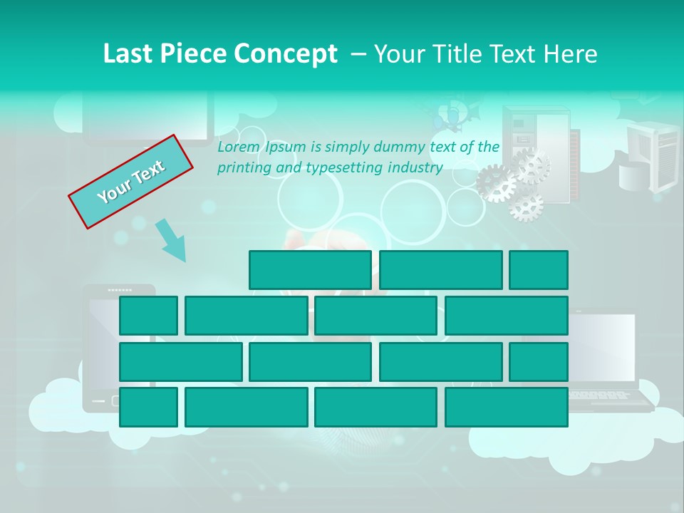 Technology White Condition PowerPoint Template