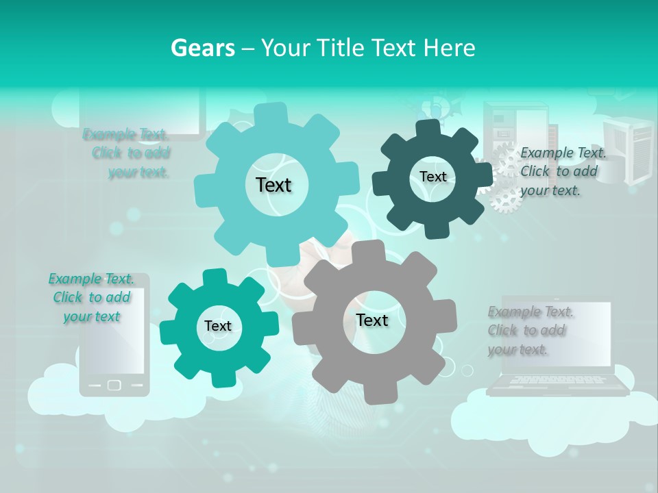 Technology White Condition PowerPoint Template