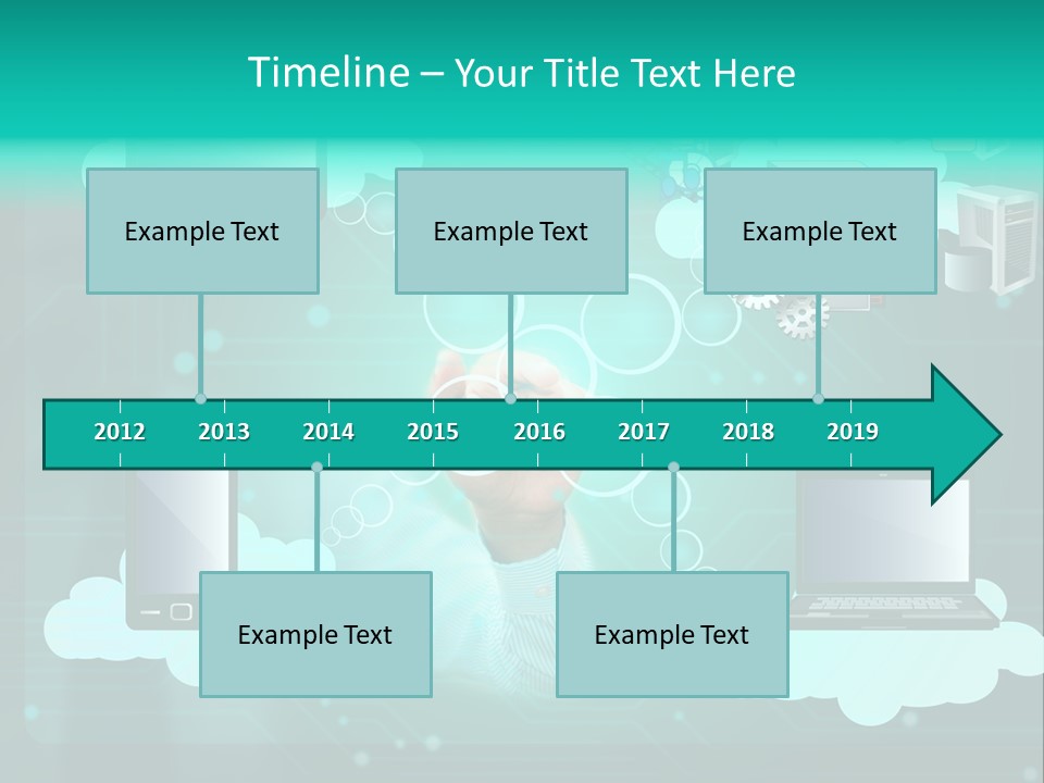 Technology White Condition PowerPoint Template