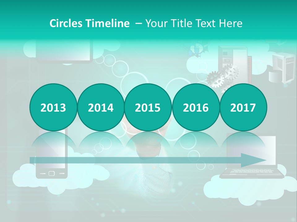 Technology White Condition PowerPoint Template