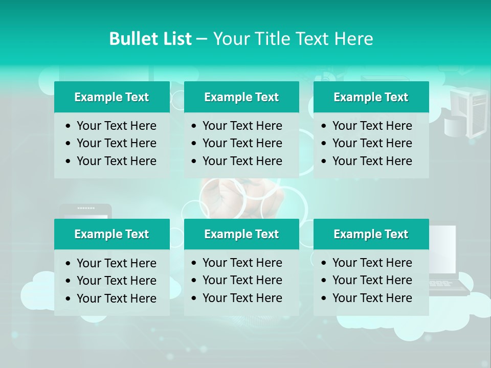 Technology White Condition PowerPoint Template