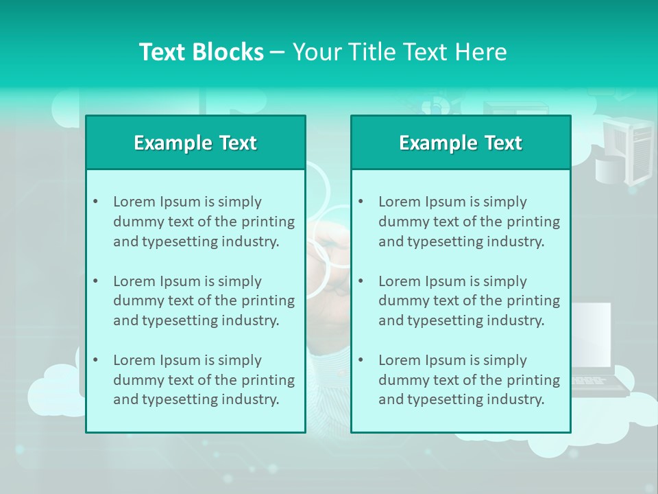 Technology White Condition PowerPoint Template