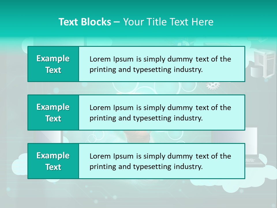 Technology White Condition PowerPoint Template