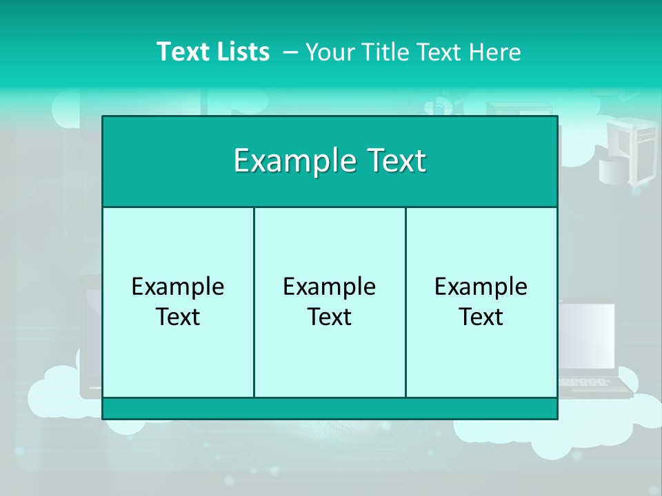 Technology White Condition PowerPoint Template