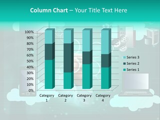 Technology White Condition PowerPoint Template