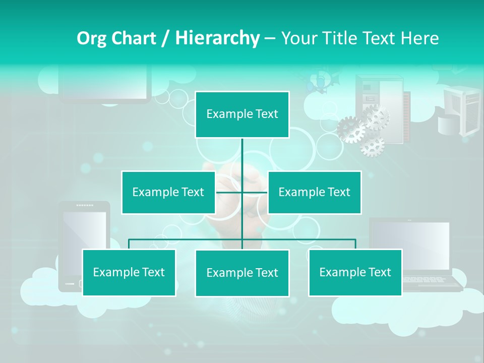 Technology White Condition PowerPoint Template