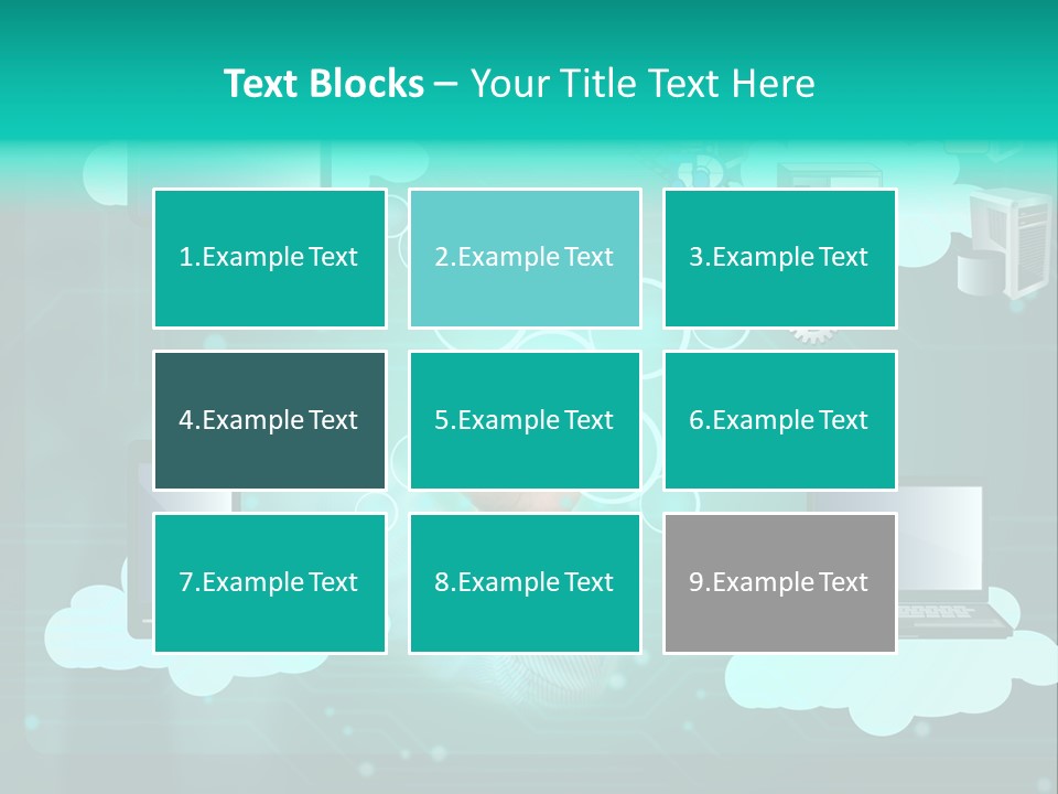 Technology White Condition PowerPoint Template