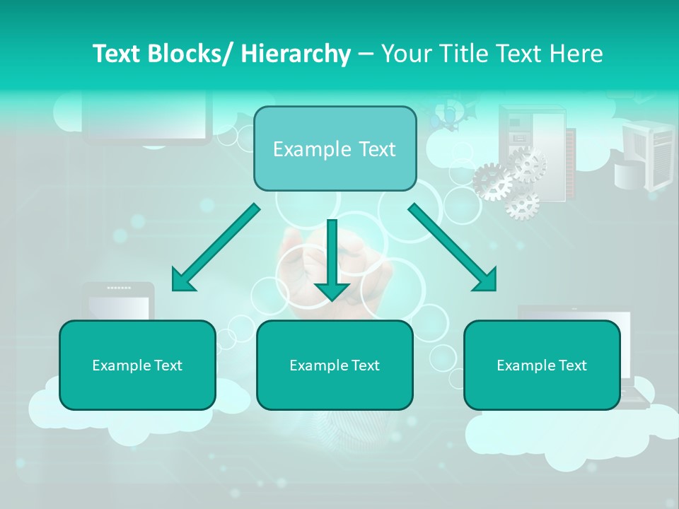 Technology White Condition PowerPoint Template