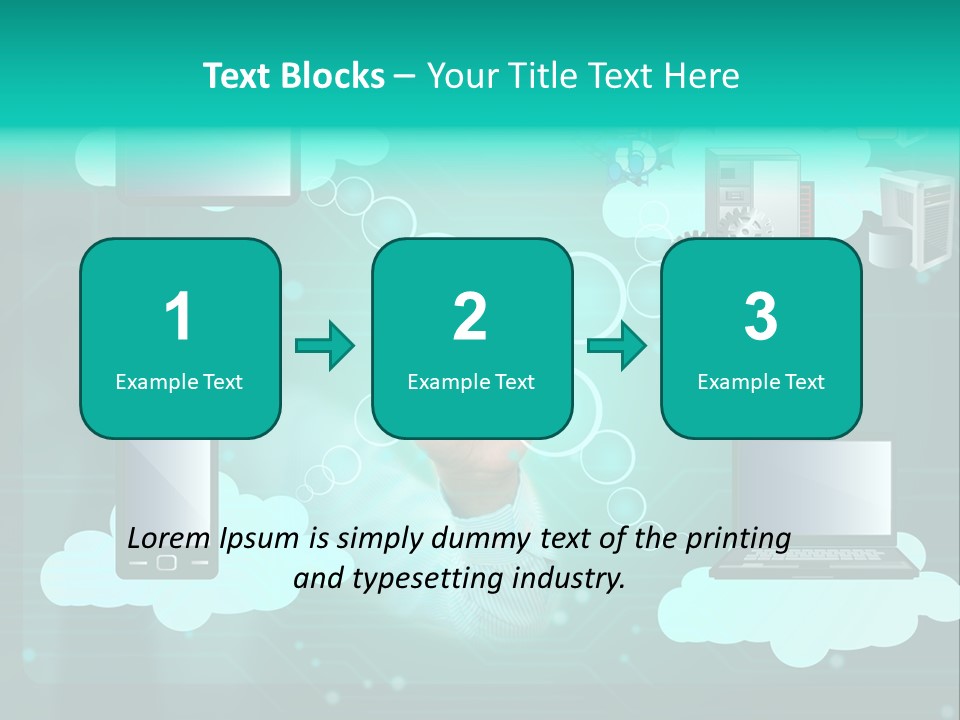Technology White Condition PowerPoint Template