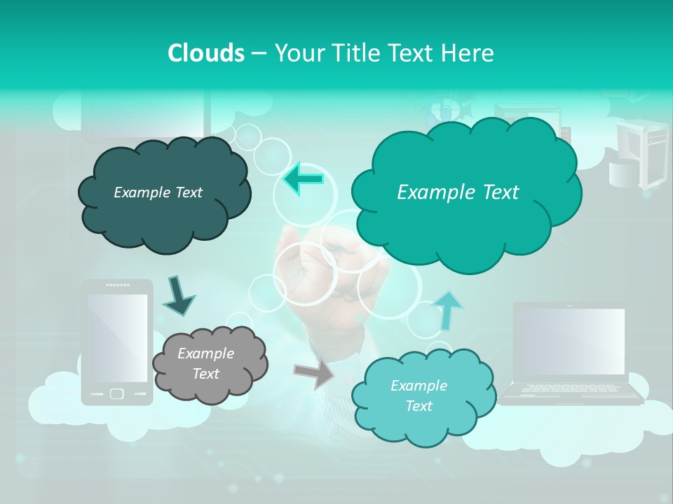 Technology White Condition PowerPoint Template