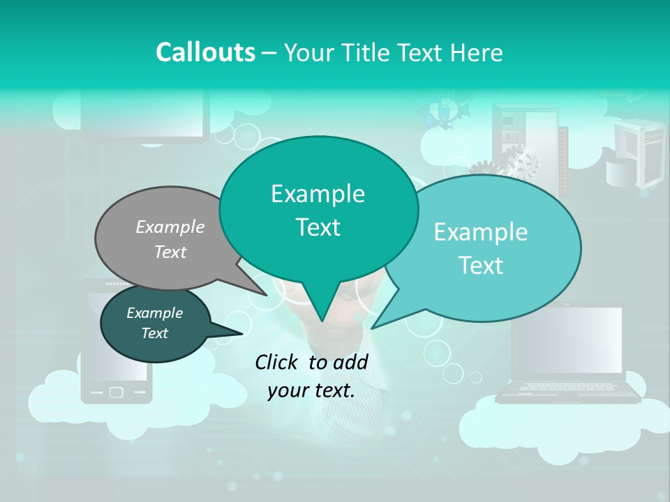 Technology White Condition PowerPoint Template