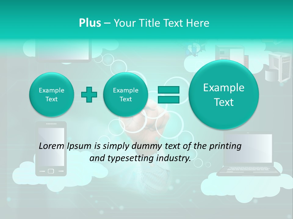 Technology White Condition PowerPoint Template