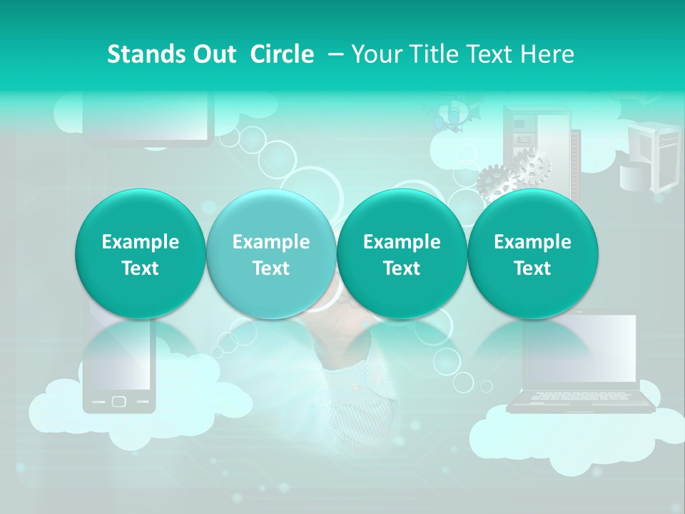 Technology White Condition PowerPoint Template