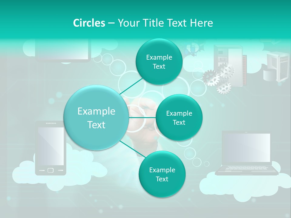 Technology White Condition PowerPoint Template