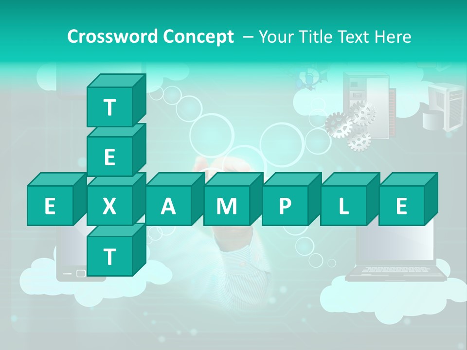 Technology White Condition PowerPoint Template