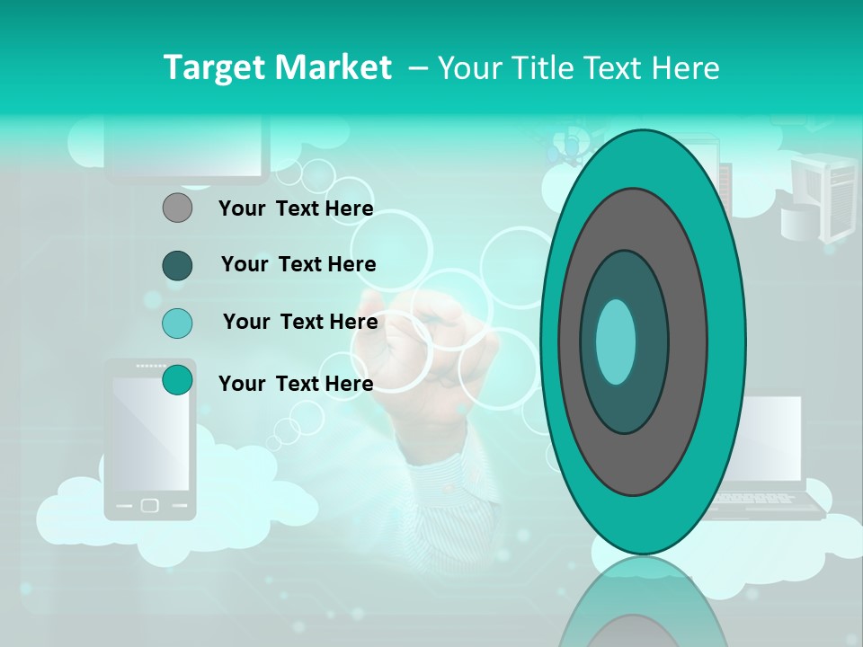 Technology White Condition PowerPoint Template