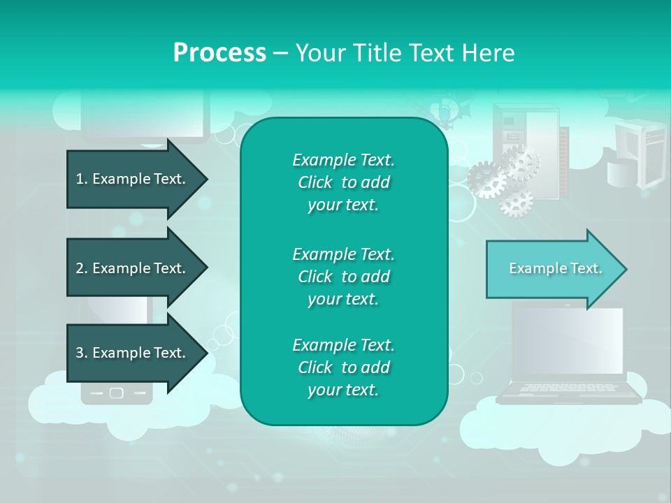 Technology White Condition PowerPoint Template