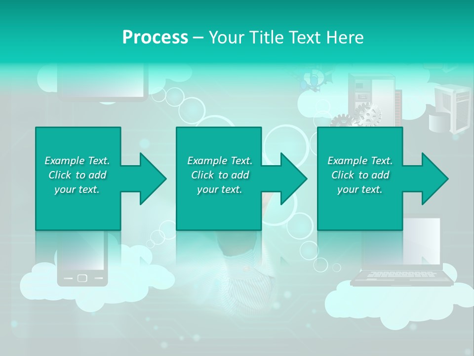 Technology White Condition PowerPoint Template