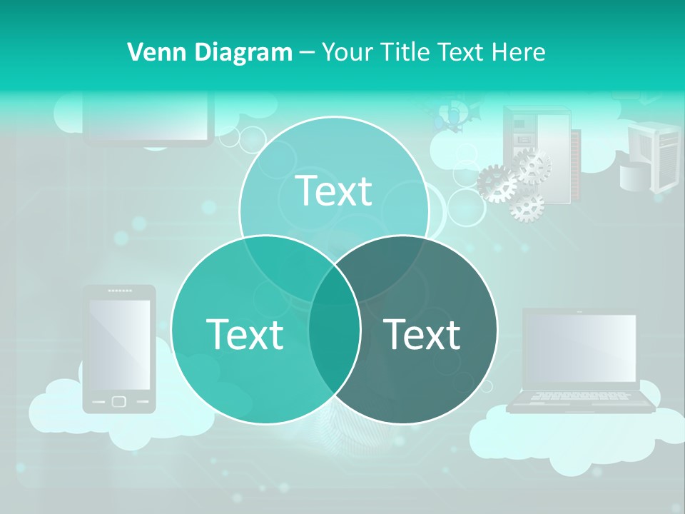 Technology White Condition PowerPoint Template