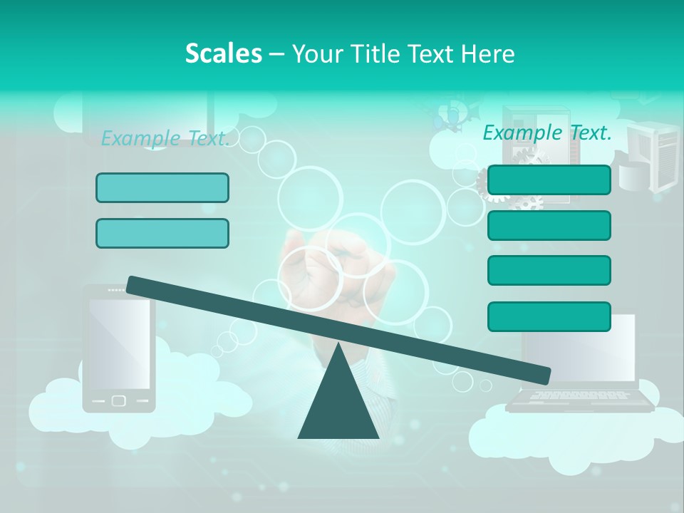 Technology White Condition PowerPoint Template