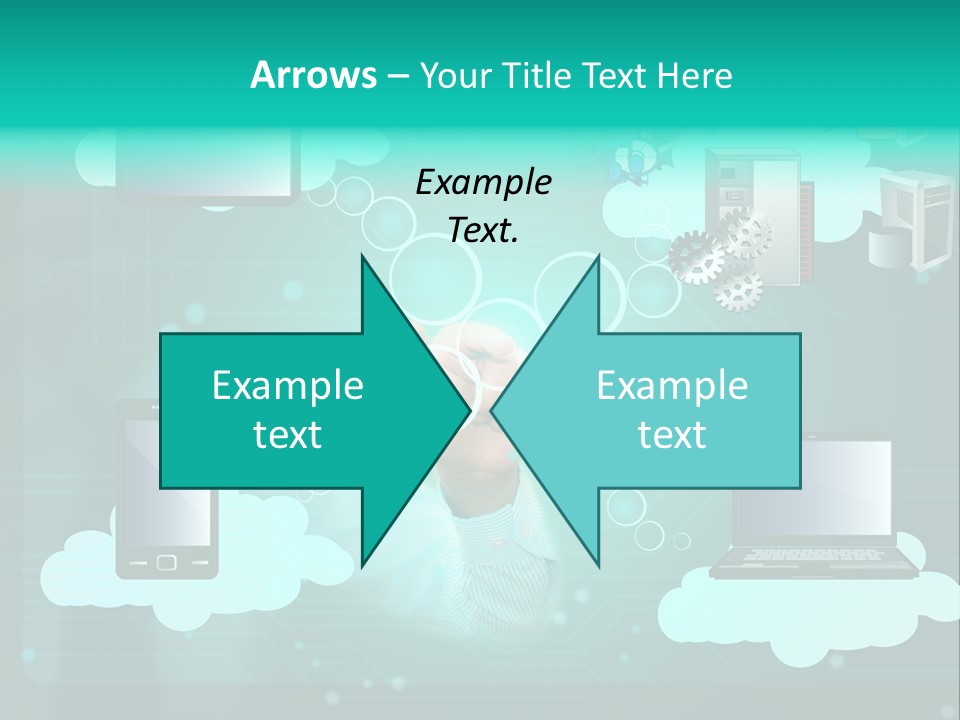 Technology White Condition PowerPoint Template