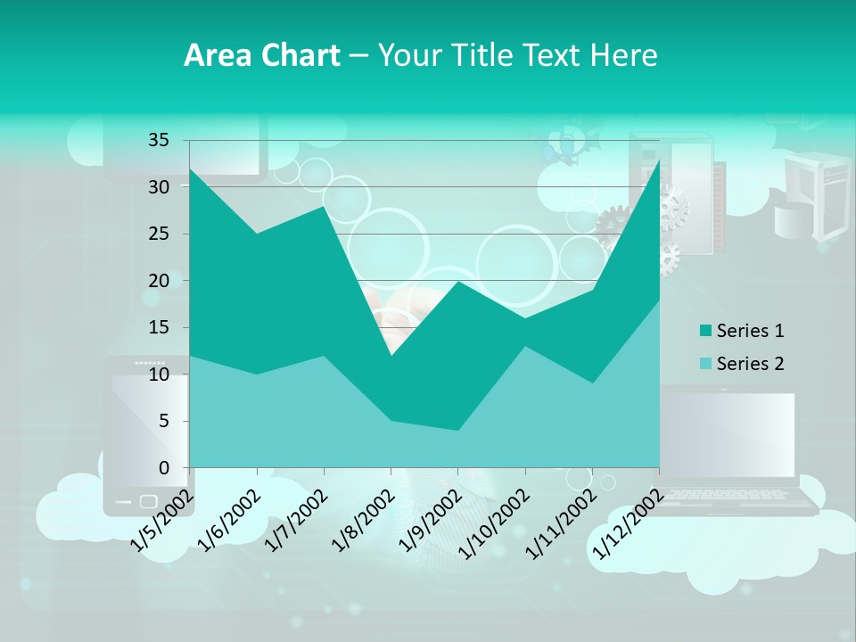 Technology White Condition PowerPoint Template