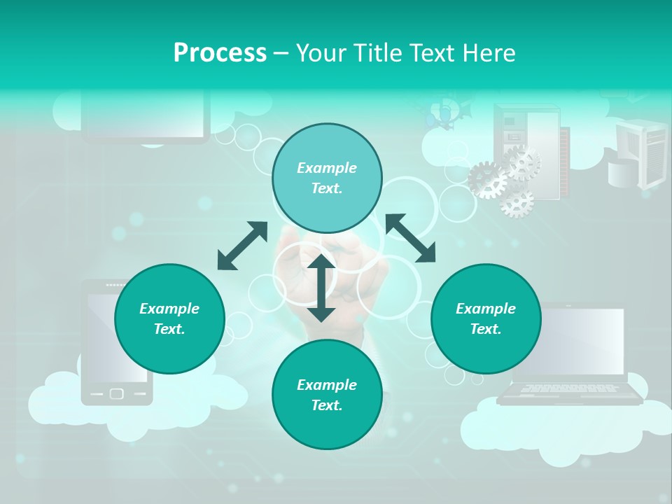 Technology White Condition PowerPoint Template