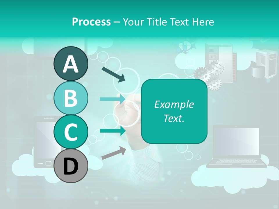 Technology White Condition PowerPoint Template
