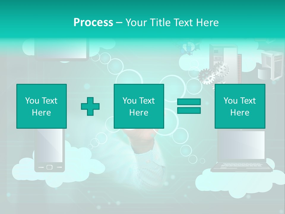 Technology White Condition PowerPoint Template
