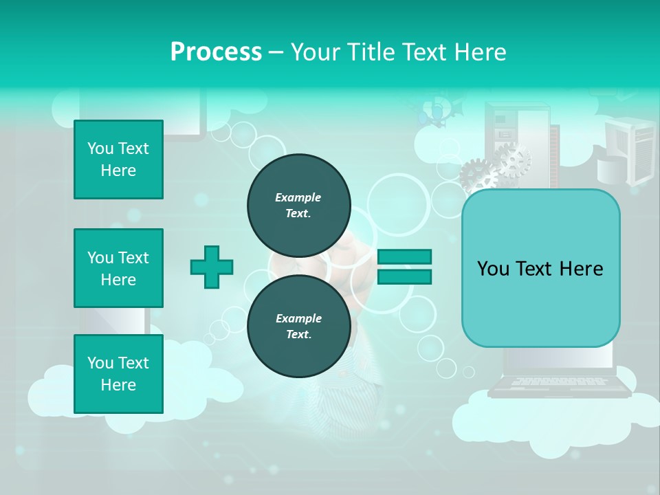 Technology White Condition PowerPoint Template