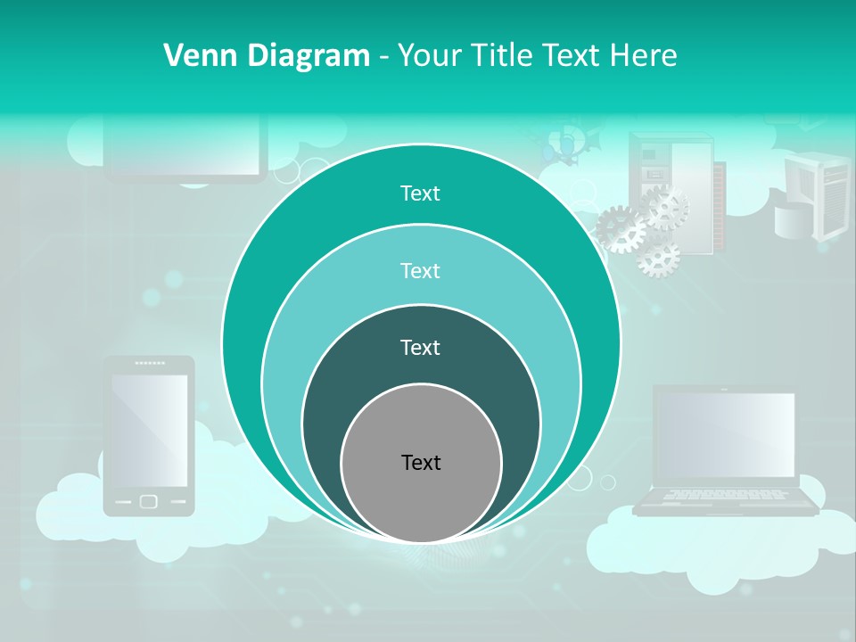 Technology White Condition PowerPoint Template