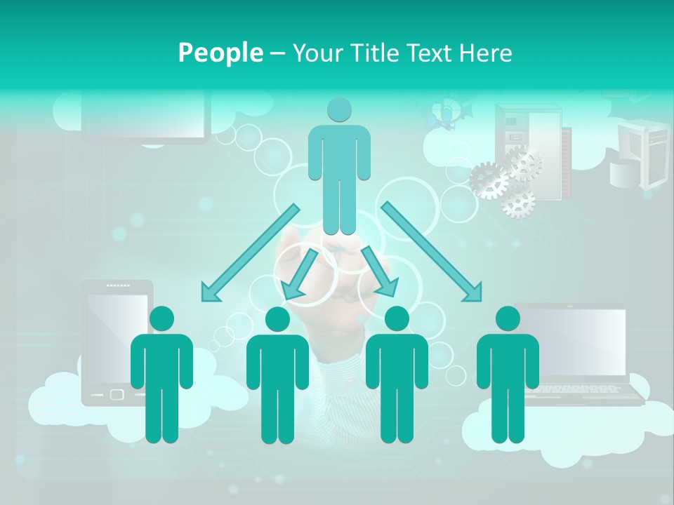 Technology White Condition PowerPoint Template