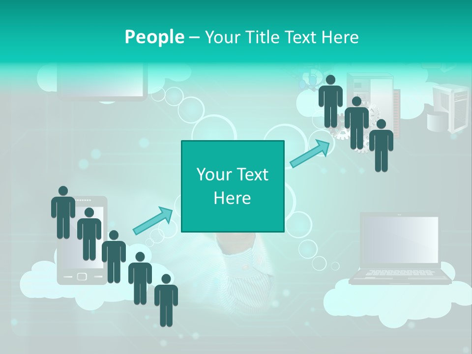 Technology White Condition PowerPoint Template