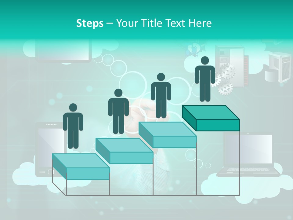 Technology White Condition PowerPoint Template