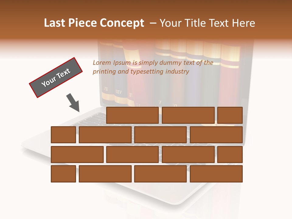 Home White Conditioner PowerPoint Template