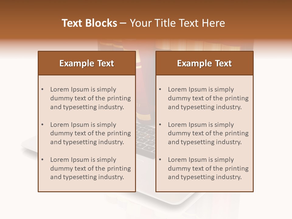 Home White Conditioner PowerPoint Template