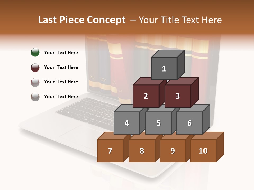 Home White Conditioner PowerPoint Template