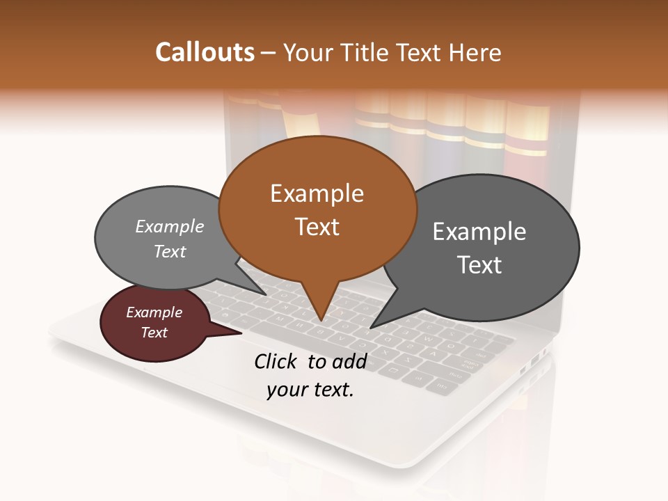 Home White Conditioner PowerPoint Template