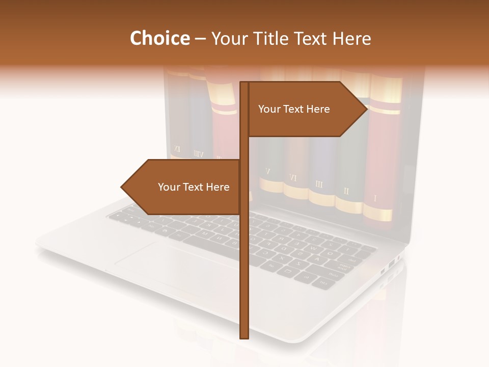 Home White Conditioner PowerPoint Template